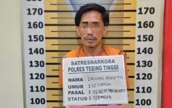 Berulah Lagi, Residivis Kasus Narkoba Kembali Ditangkap Polres Tebing Tinggi