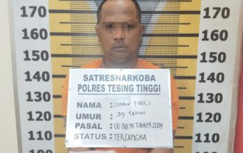 Polres Tebing Tinggi Ringkus Pelaku Sabu, 25,87 Gram Sabu Diamankan
