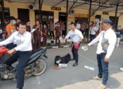 Rekonstruksi Kasus Tawuran dan Penganiayaan Geng Motor Digelar Sat Reskrim Polres Tebing Tinggi