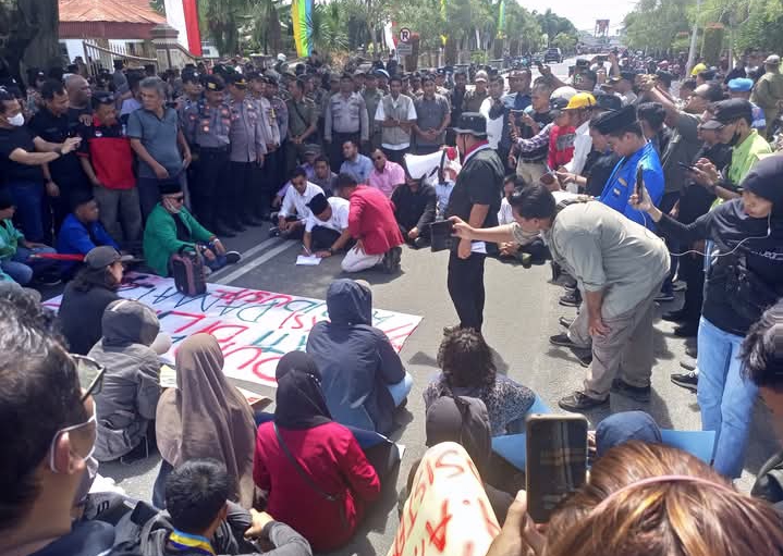Aksi Damai di Tebing Tinggi, Cipayung Plus Sampaikan 4 Tuntutan Pada Ketua DPRD dan Kapolres