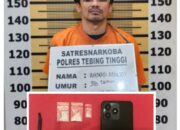Sabu Disimpan di Kos-Kosan, Polres Tebing Tinggi Ringkus Pemiliknya Atas Laporan Warga