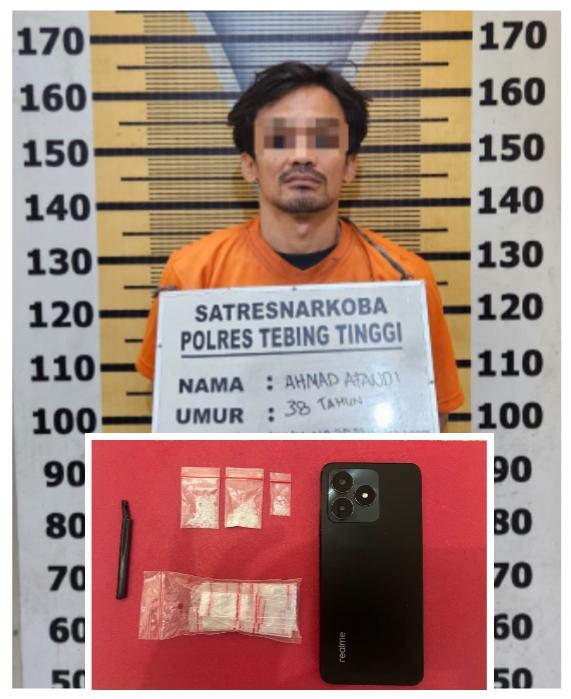 Sabu Disimpan di Kos-Kosan, Polres Tebing Tinggi Ringkus Pemiliknya Atas Laporan Warga
