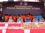 167 Kasus Narkoba Diungkap Polda Sumut Dalam Konferensi Pers di Polres Tebing Tinggi