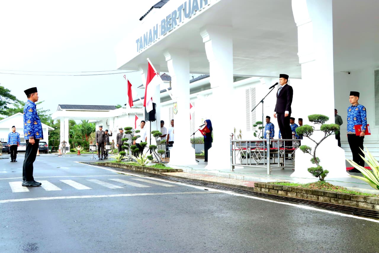 Gerimis Tak Surutkan Semangat, Pemkab Serdang Bedagai Gelar Upacara Hari Kesaktian Pancasila dengan Khidmat