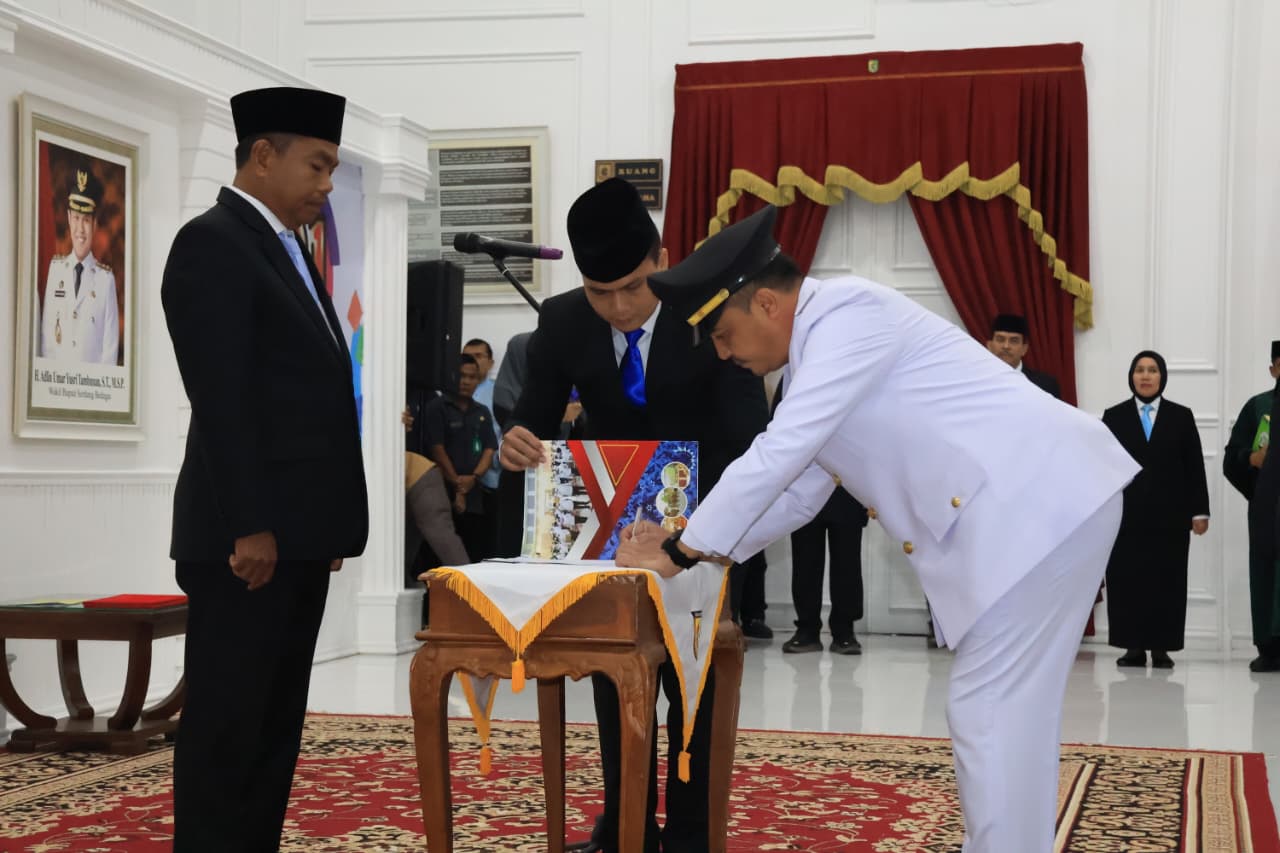 Pemkab Sergai Lantik 47 Pejabat Baru, Bupati: Jaga Amanah dan Tingkatkan Kinerja