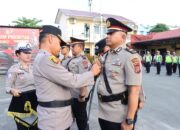 Mutasi Jabatan, Kapolres Tebing Tinggi Gelar Upacara Pelantikan Kasiwas dan Kapolsek Jajaran