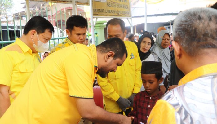 HUT ke-61, Golkar Sergai Rayakan dengan Aksi Kemanusiaan: Donor Darah dan Santunan Anak Yatim.