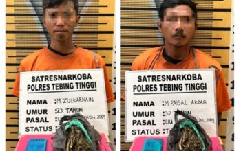 Kasus Ganja di Pabatu, Polres Tebing Tinggi Ciduk 2 Pria Asal Tangerang dan Malang Kasus Ganja di Pabatu, Polres Tebing Tinggi Ciduk 2 Pria Asal Tangerang dan Malang