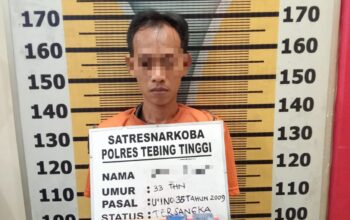 Ketahuan Miliki Sabu, Polres Tebing Tinggi Meringkus Pria Berinisial SH di Pos Jaga Villa Amanda