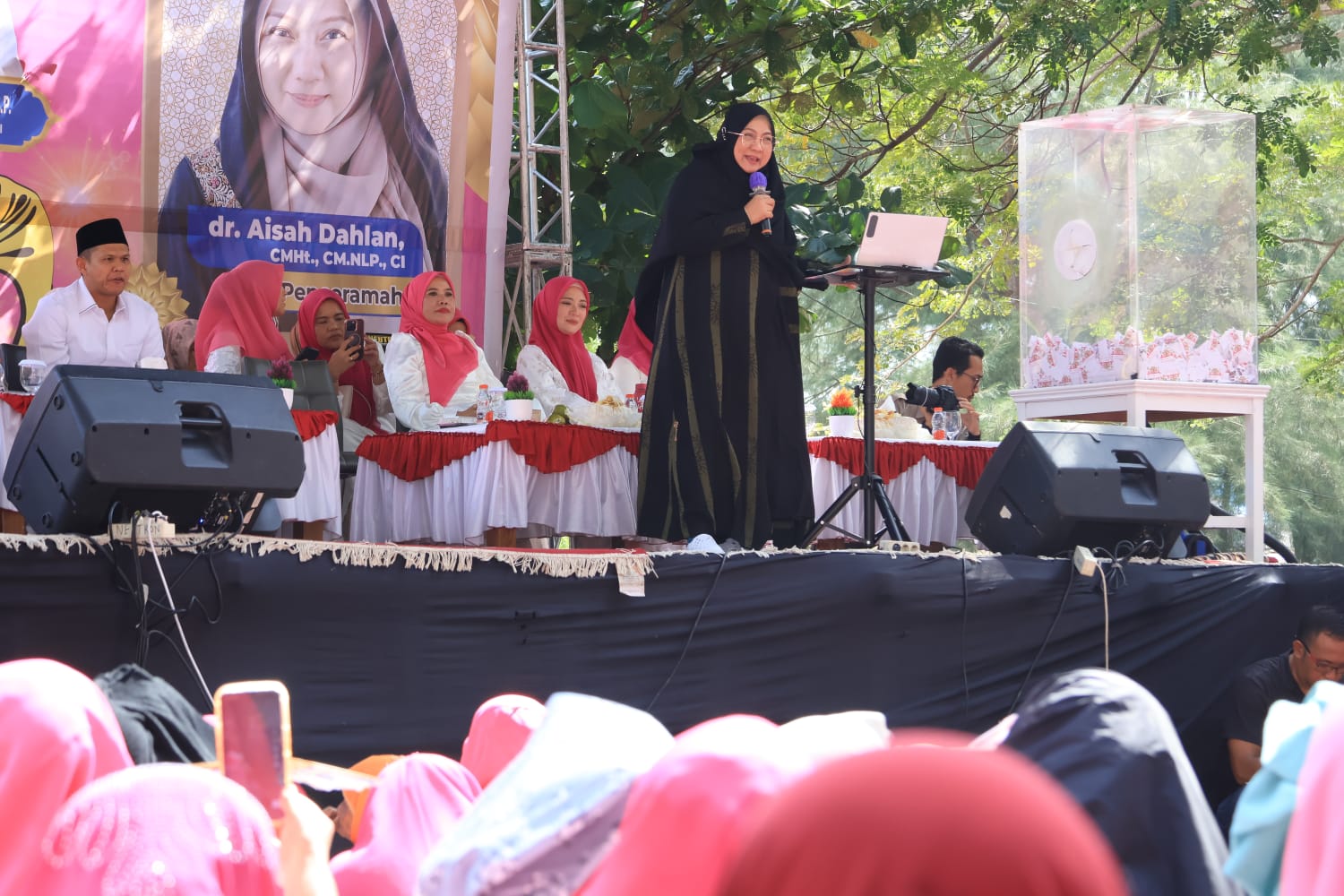 Pantai Cermin Sergai Dipadati Belasan Ribu Jamaah,MTMD Gelar Tabligh Akbar Rutin Tahunan