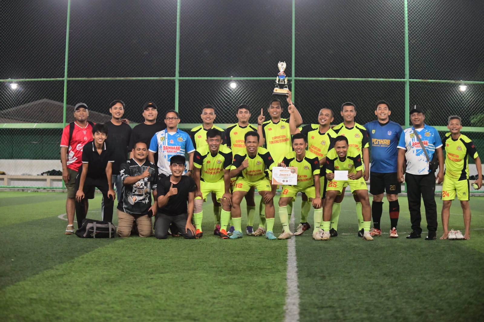 Korpri Dambaan Juara Trofeo Minisoccer Sport, Panaskan Mesin Jelang Piala Gubsu.