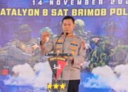 HUT Brimob Polri ke-80 di Batalyon B, Kapolres Tebing Tinggi Hadir Bacakan Sambutan Kapoldasu