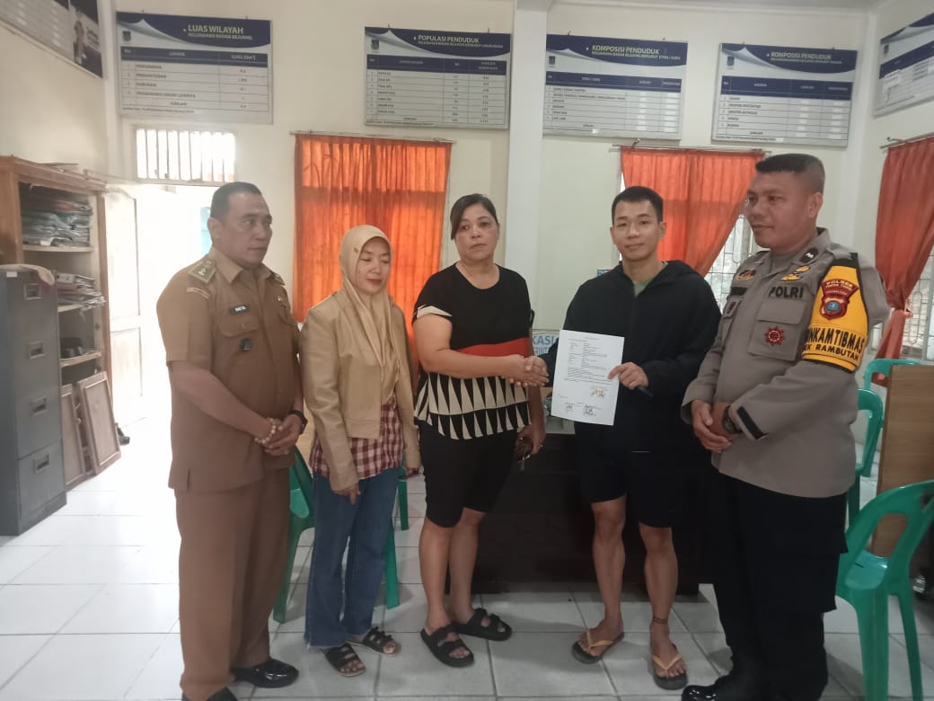 Cekcok Antarwarga Dimediasi Polsek Rambutan, Pemicunya Gegara Pembuatan Marka Kejut