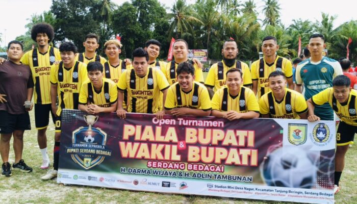 BAKONTEN EPCE Meriahkan Pembukaan Turnamen Piala Bupati dan Wakil Bupati Sergai 2025.