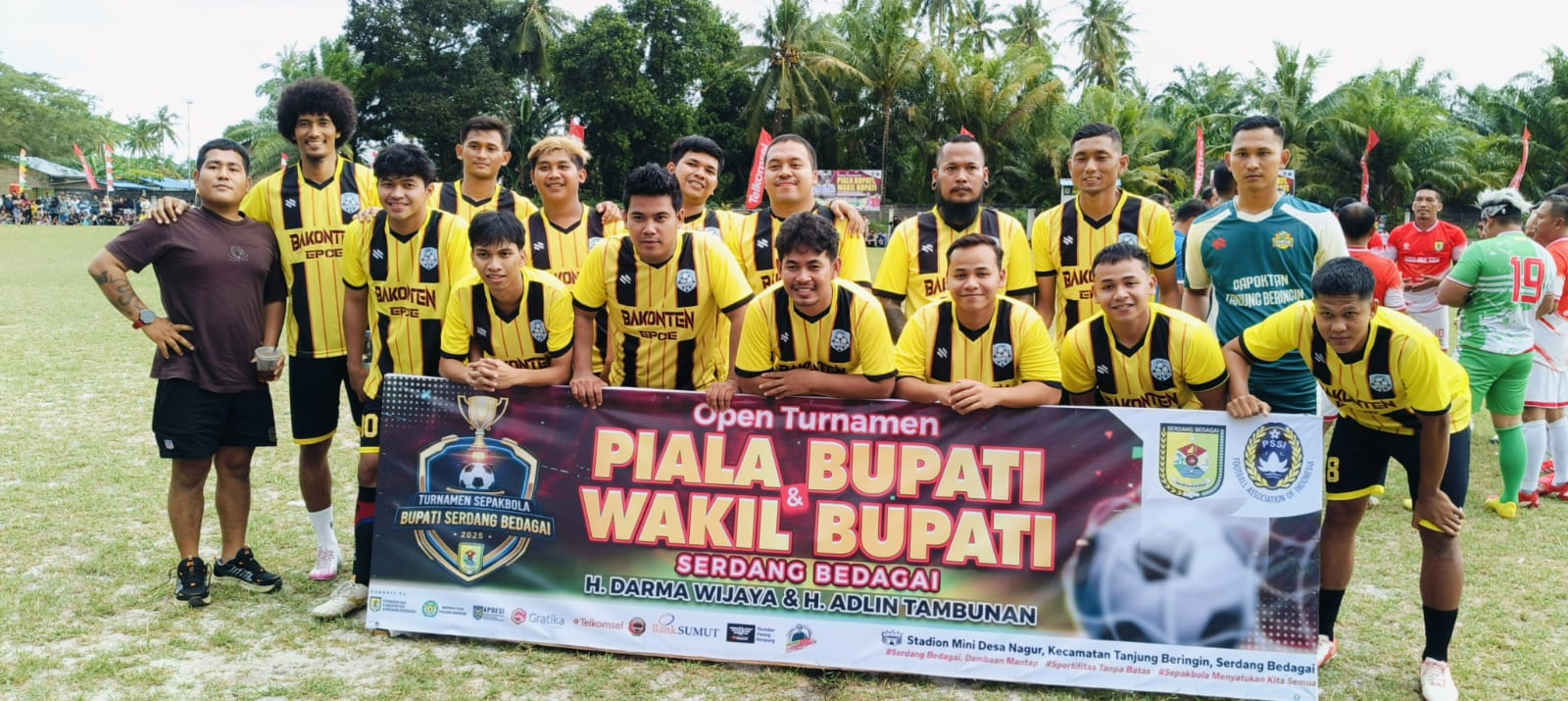 BAKONTEN EPCE Meriahkan Pembukaan Turnamen Piala Bupati dan Wakil Bupati Sergai 2025.