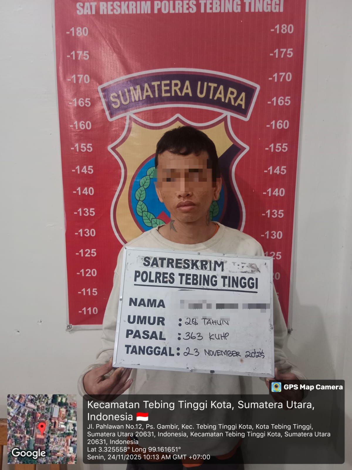 Maling Spesialis Bongkar Rumah Diciduk Sat Reskrim Polres Tebing Tinggi, Begini Tampangnya!