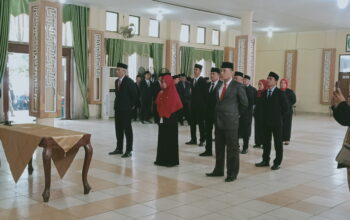 Pejabat Tinggi Pratama Dilantik Walikota Tebing Tinggi, Pesannya Tingkatkan Kinerja dan Jaga Intergritas