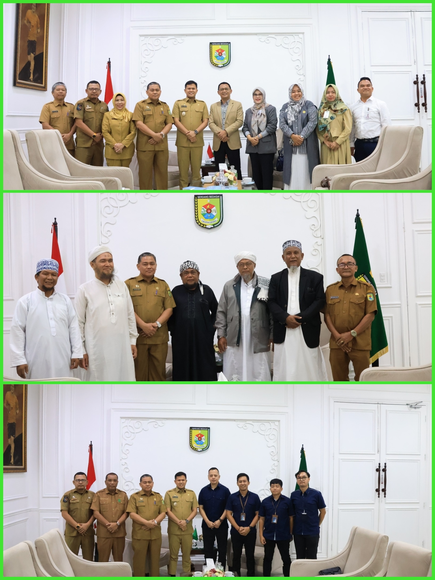 Wabup Adlin Terima Audiensi Dari Perbankan hingga Dakwah, Sergai Bergerak Bersama Membangun Daerah