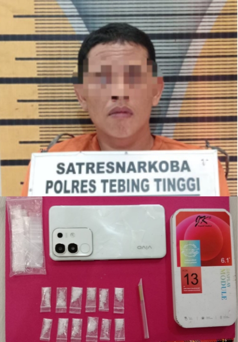 Dilapor Warga Sering Edarkan Sabu, Polres Tebing Tinggi Ringkus DS Dari Dalam Rumah