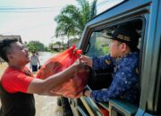 Tinjau Banjir di Tanjung Beringin, Wabup Adlin Tambunan Salurkan 8,5 Ton Beras untuk Warga.