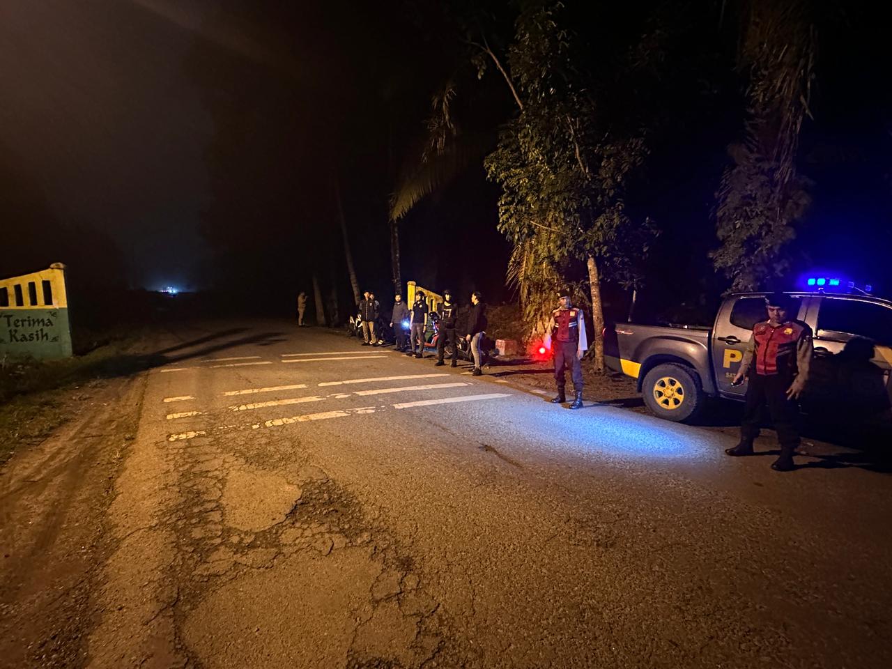 Polres Tebing Tinggi Patroli Skala Besar di Akhir Pekan, Antisipasi Tawuran dan Balap Liar