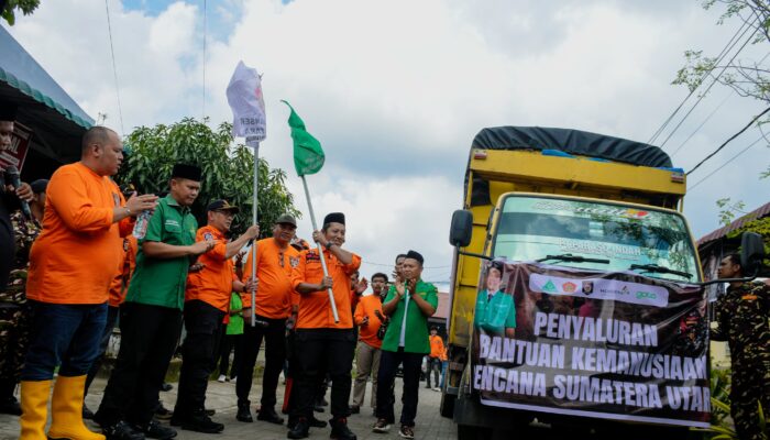 Ansor Salurkan Bantuan Rp1,5 Miliar untuk Korban Banjir di Sumut, Aceh dan Sumbar.