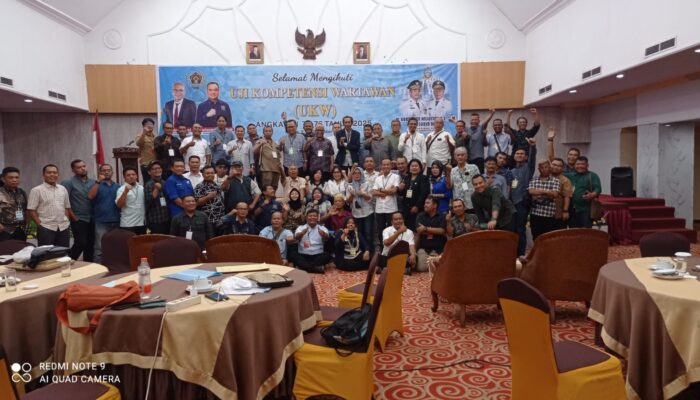 46 Wartawan Dinyatakan Kompeten dalam UKW PWI Sumut Angkatan 75-76.