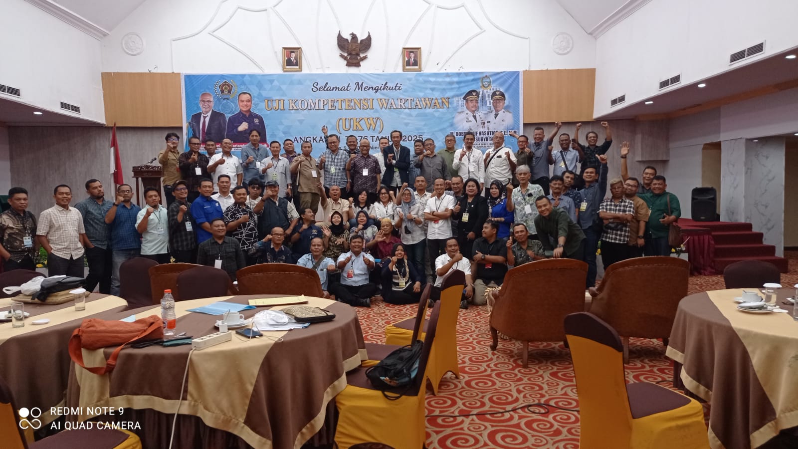 46 Wartawan Dinyatakan Kompeten dalam UKW PWI Sumut Angkatan 75-76.