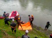 Pelajar Hanyut di Sungai Bahbolon Ditemukan, Polsek Sipispis Lakukan Evakuasi