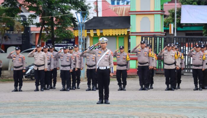 Ops Lilin Toba 2025 Polres Tebing Tinggi, Pasukan Disiapkan Guna Pengamanan Natal dan Tahun Baru 2026