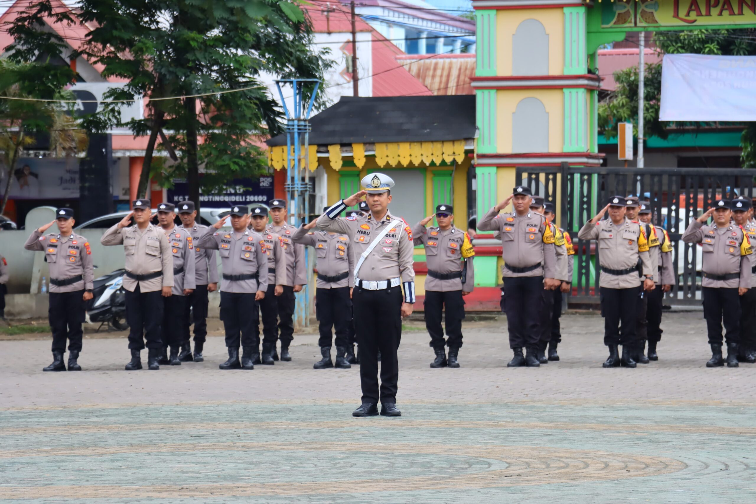 Ops Lilin Toba 2025 Polres Tebing Tinggi, Pasukan Disiapkan Guna Pengamanan Natal dan Tahun Baru 2026