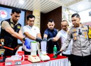 992,32 Gram Sabu Dimusnahkan Polres Tebing Tinggi Bersama Tim Labfor Polda Sumut, Tersangka Dihadirkan