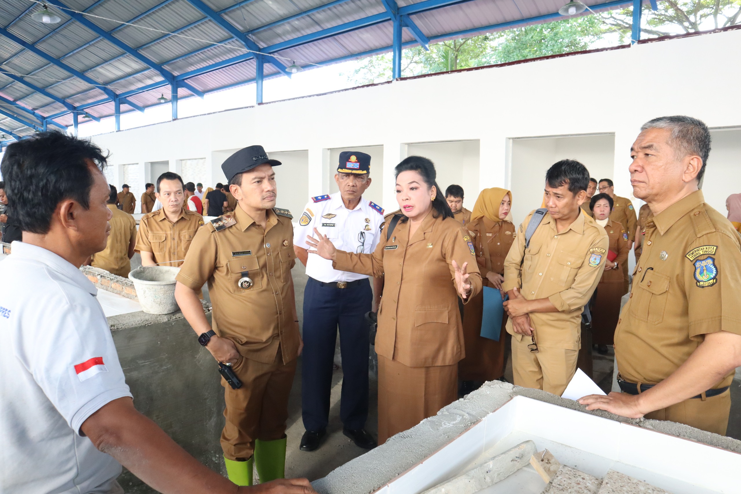 Proyek Revitalisasi Ditinjau Walikota Tebing Tinggi, Pesannya Selesaikan Tepat Waktu Tanpa Abaikan Kwalitas
