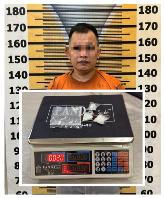 Pengedar Sabu Diciduk Polres Tebing Tinggi, Bersamanya 20 Gram Barang Bukti Diamankan