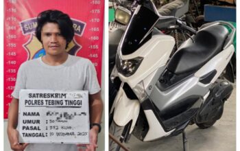 Pelaku Penggelapan Sepeda Motor Diamankan Polres Tebing Tinggi Pelaku Penggelapan Sepeda Motor Diamankan Polres Tebing Tinggi