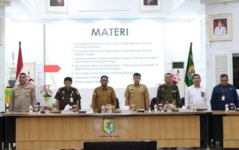 Ketua DPRD Sergai Hadiri Rapat Forkopimda Bahas Persiapan Nataru dan Penanganan Pasca Bencana.