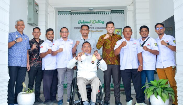 Bupati dan Wabup Sergai Siapkan Bonus untuk Riadi Peraih Tiga Medali di APG Thailand.