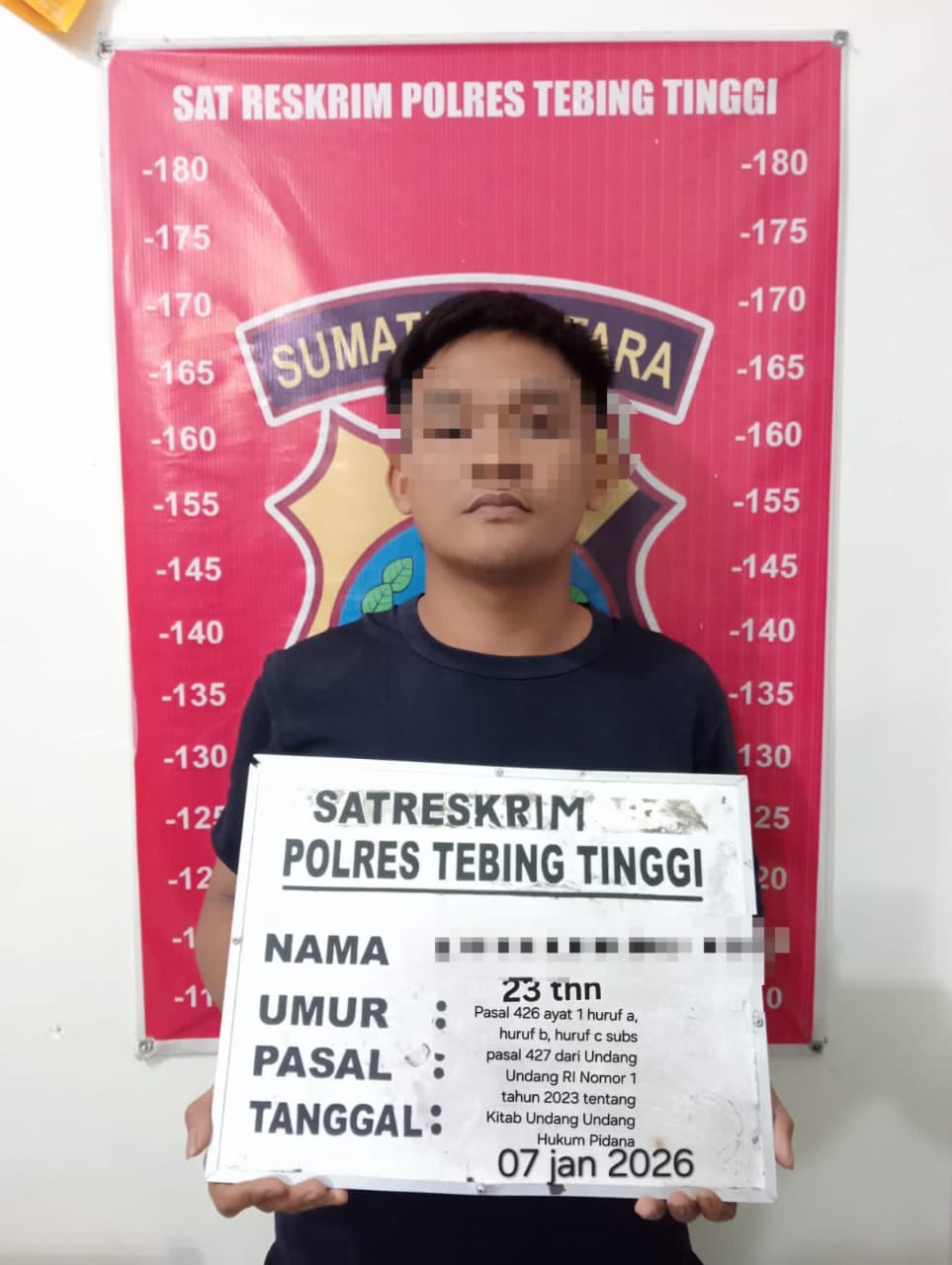 Pria Ini Ditangkap Sat Reskrim Polres Tebing Tinggi Atas Kasus Judi Online