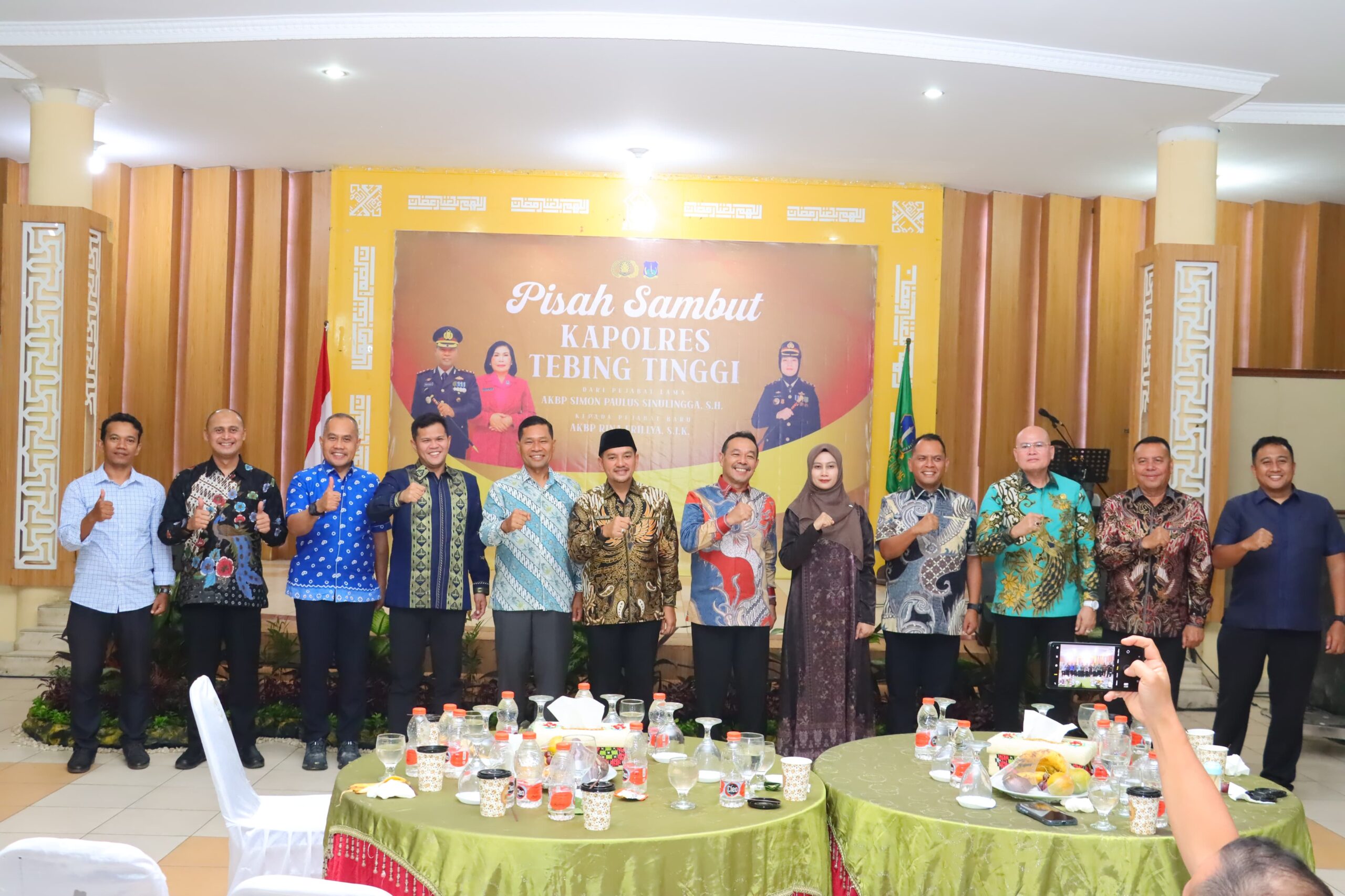 Pisah Sambut Kapolres Tebing Tinggi Berlangsung Khidmat dan Penuh Keakraban