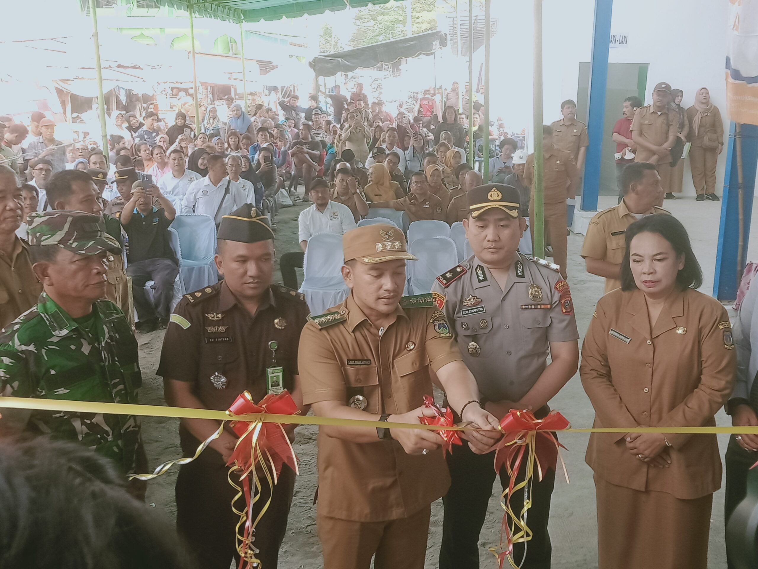 Gedung Pasar Inpres Diresmikan, Walikota Tebing Tinggi Nyatakan Berpihak Pada Pedagang Kecil