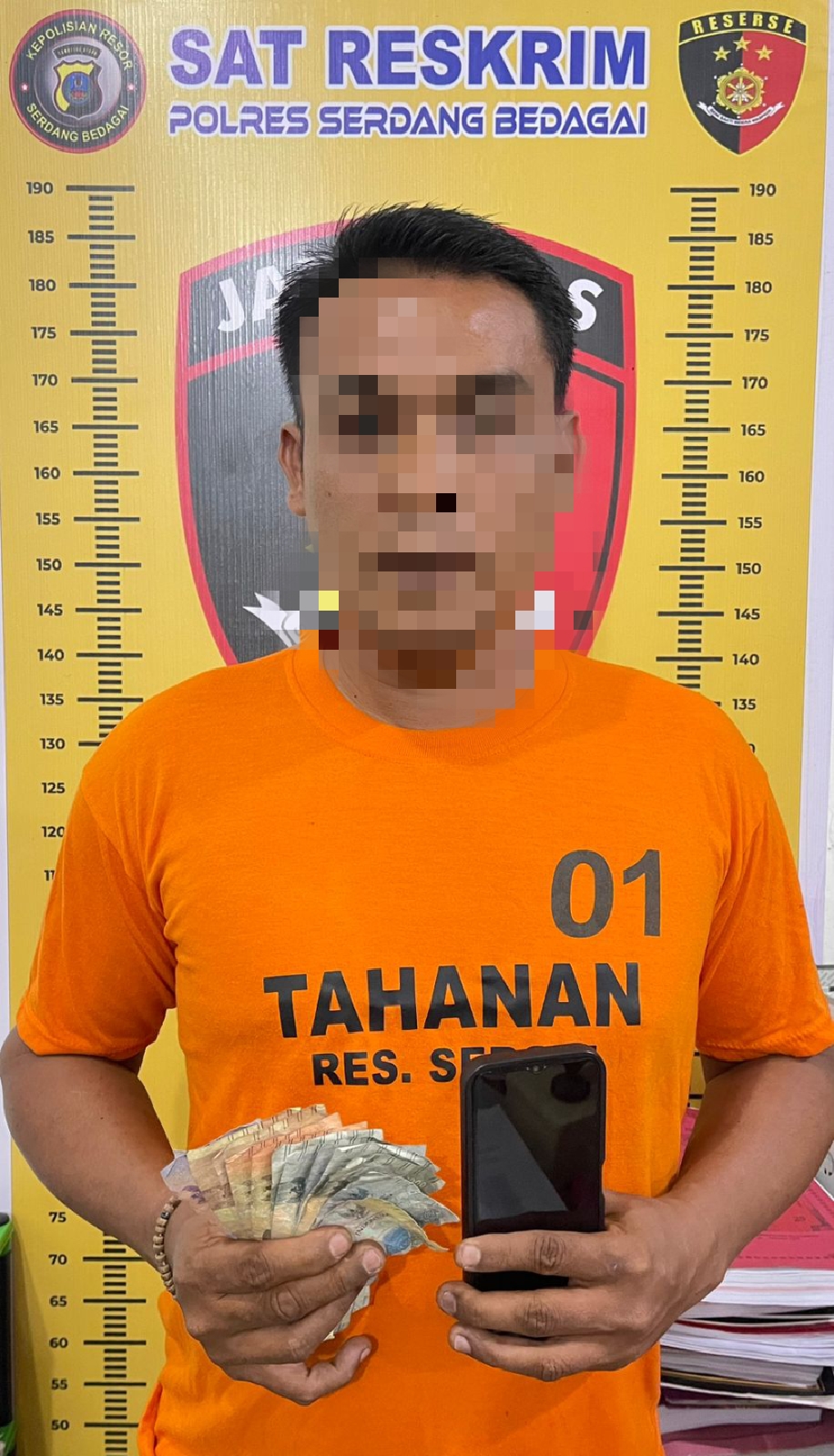 Polres Sergai Ungkap Perjudian Tebak Angka Hongkong, Seorang Juru Tulis Diamankan.