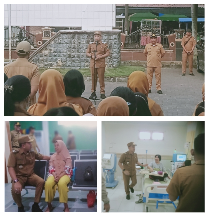 Walikota Tebing Tinggi Pimpin Apel Pagi RSUD Kumpulan Pane, Perkuat Profesionalisme Sekaligus Cek Fasilitas dan Ruangan