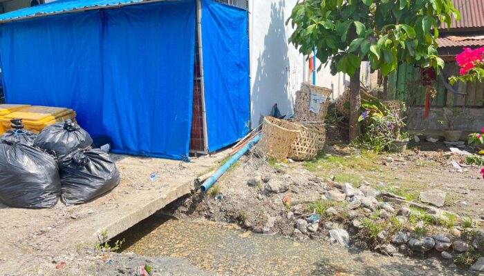 SPPG Sei Rampah Diduga Salurkan Limbah Cair ke Drainase Umum