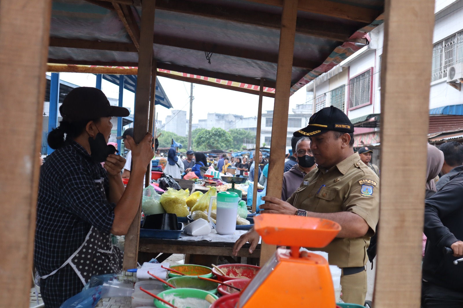 Sekdako Tebing Tinggi Imbau Pedagang Tempati Kios Baru Pasar Inpres