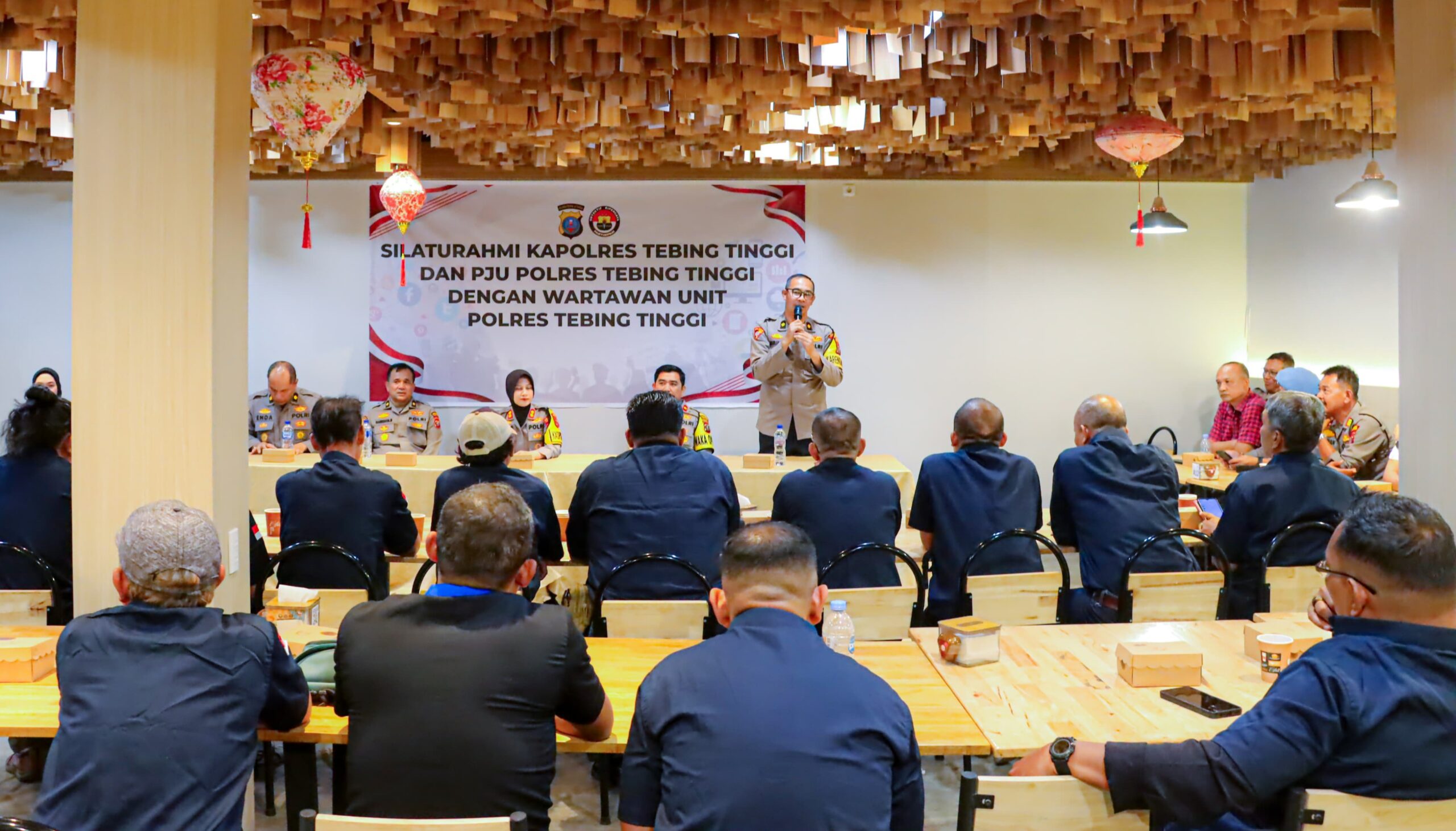 Momentum HPN, Kapolres Tebing Tinggi Gelar Silaturrahmi Bersama Insan Pers Guna Mempererat Kemitraan