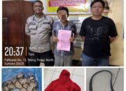 Pelaku Pelemparan Batu Ditangkap Polres Tebing Tinggi, Korban Ibu Muda Alami Luka Pada Mata Kanannya